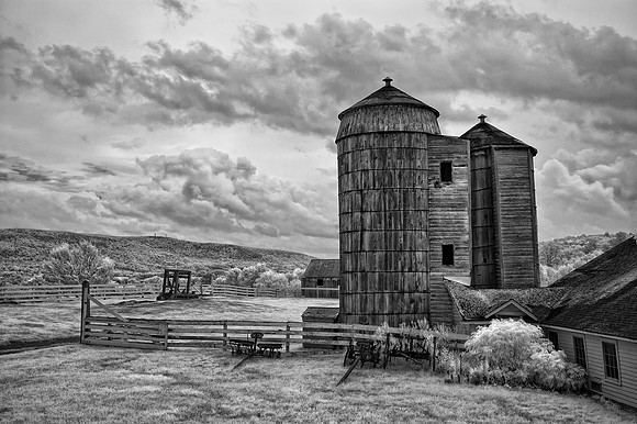 Silos at Hancock Shaker Village