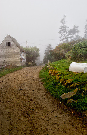 Main Road on Monhegan Island