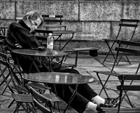 Asleep at the NYC Public Library